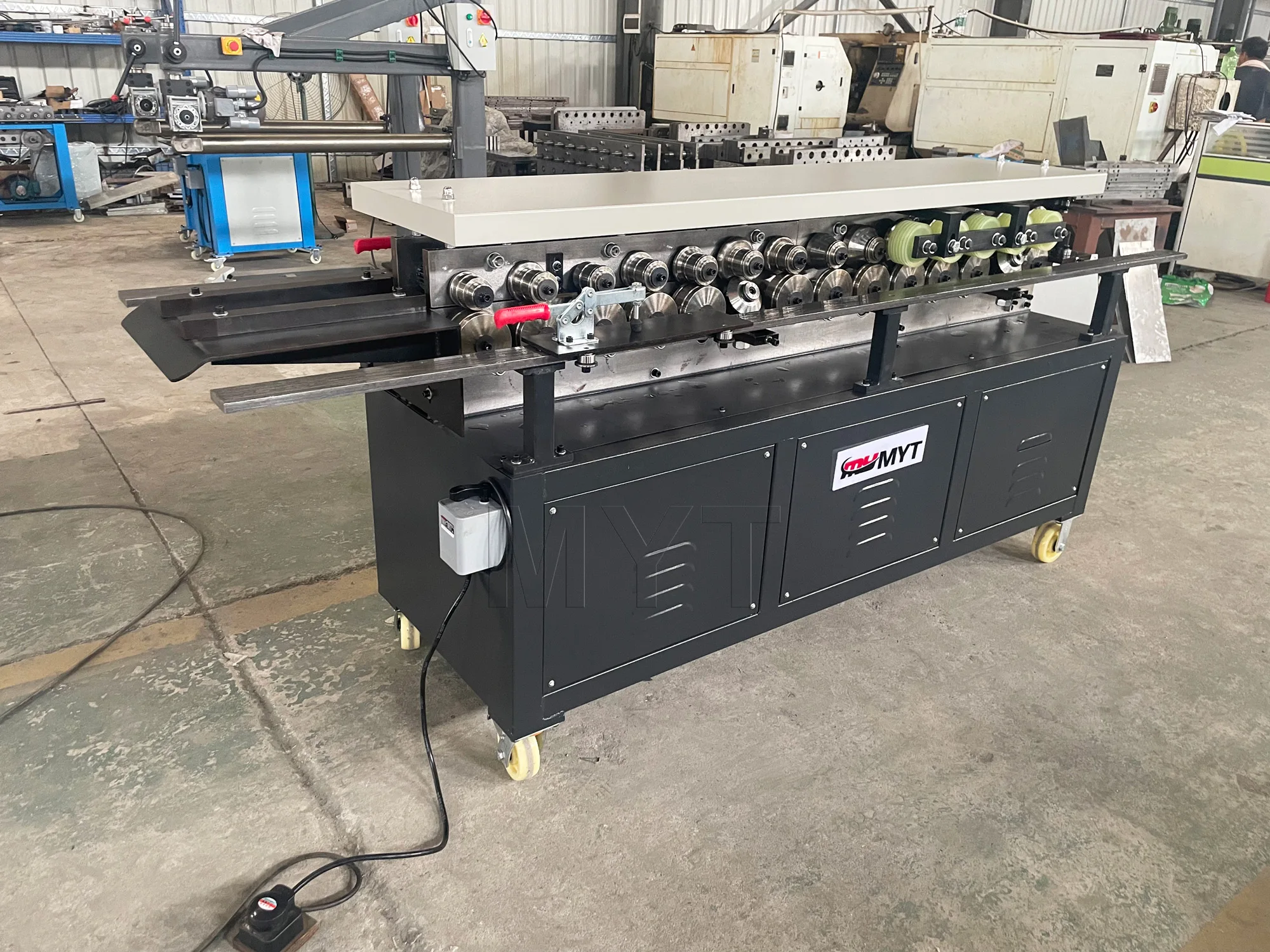 Машина для формовки фланцев MYT T15 TDF машина производства Стальных Фланцев HVAC
