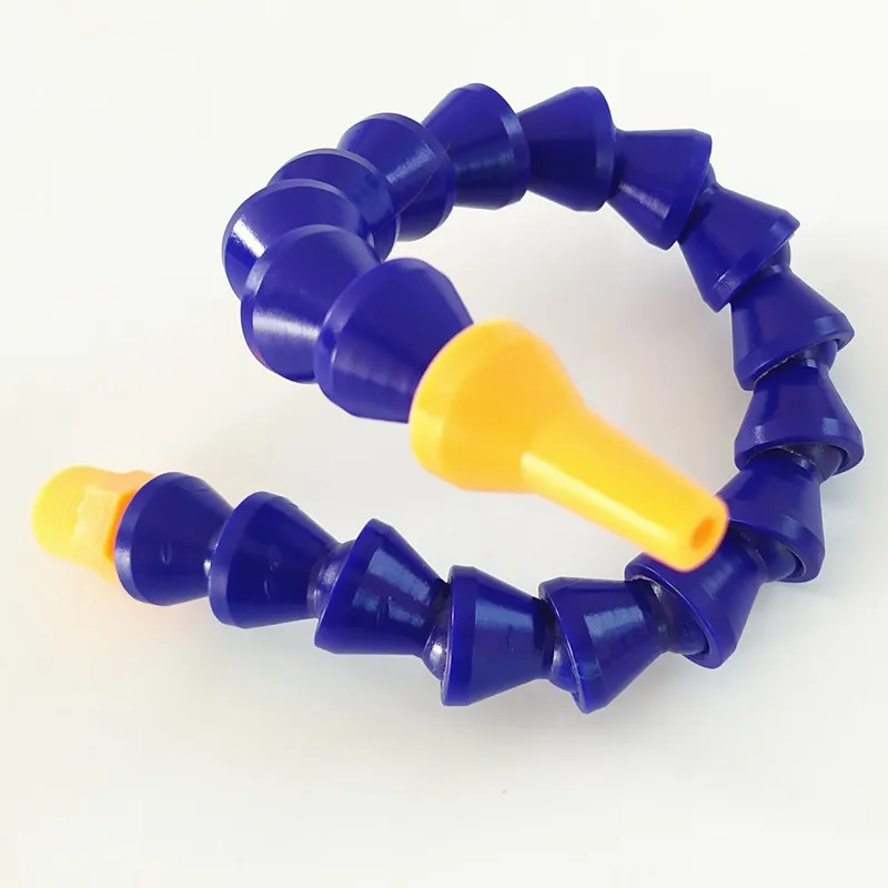 1/4' 1/2' Flexible Liquid Cooling Tube Plastic Round Nozzle Soft Water Oil Hose for CNC Machine Tools