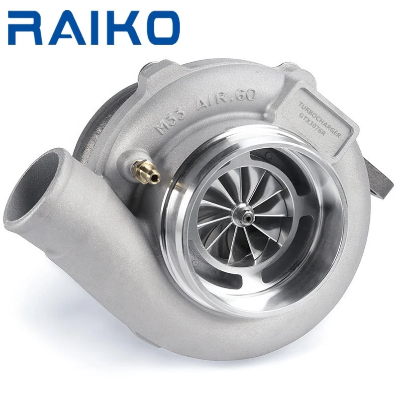 Dual Ceramic Ball Bearing GTX3076R GEN II Turbocharger GTX Series 856801 Turbo fit 1.8-3.0L Universal Upgrade Turbos for Racing