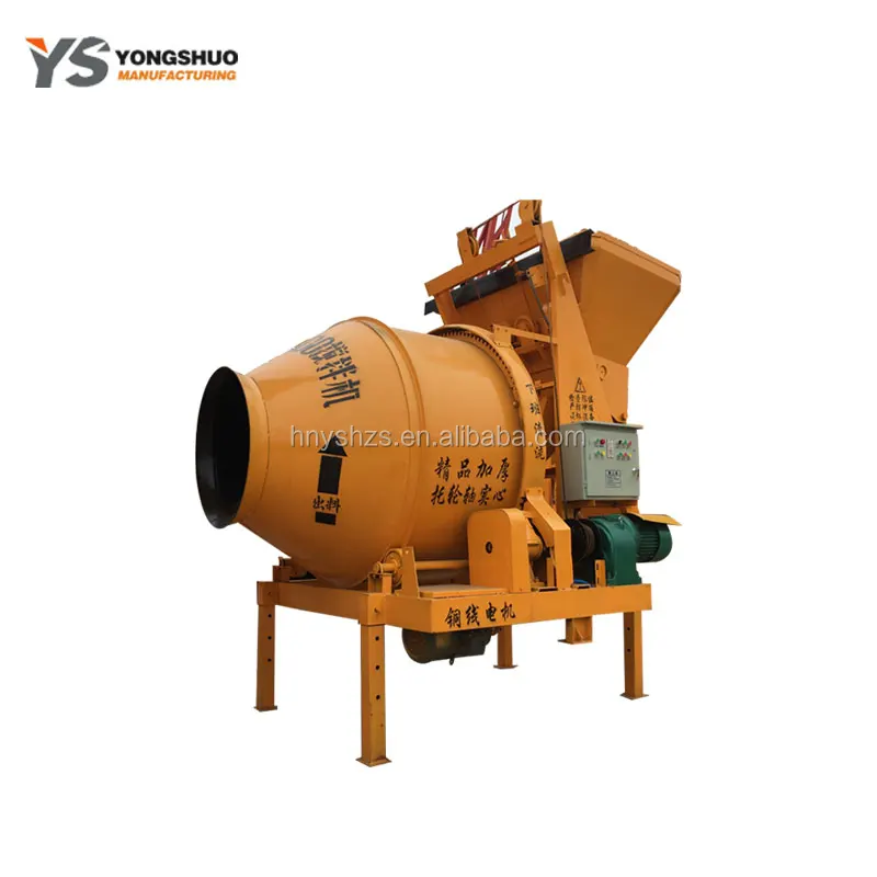 portable rugged mobile series Jzc400 drum mixer