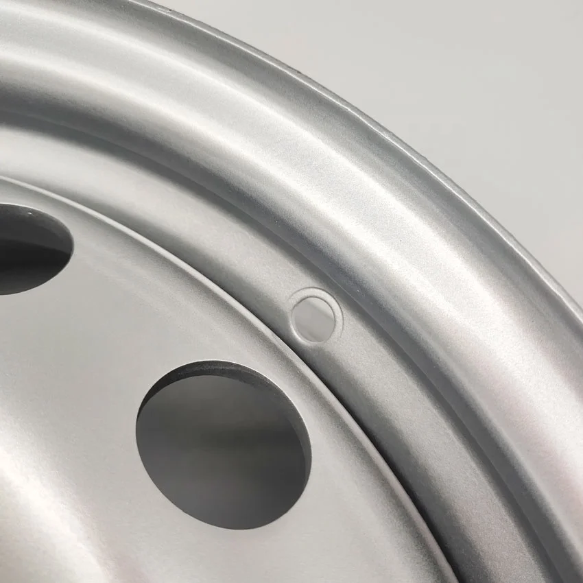 Wheelsky ET1455501-R12-S 14 дюймов 14X5.5 5X112 900 кг серебро полотно стальной автомобильный прицеп колесные