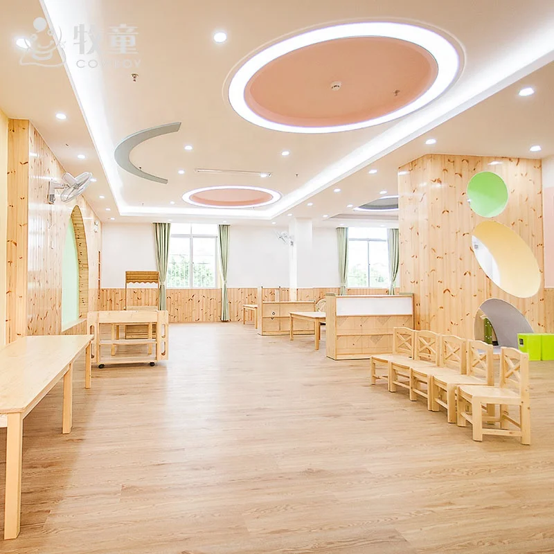 Wholesale Montessori Kindergarten School Furniture Wooden Tables and Chairs Montessori Furniture