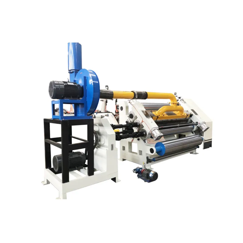 2 ply single facer fingerless type e flute corrugated carton cardboard manufacturing box making machine