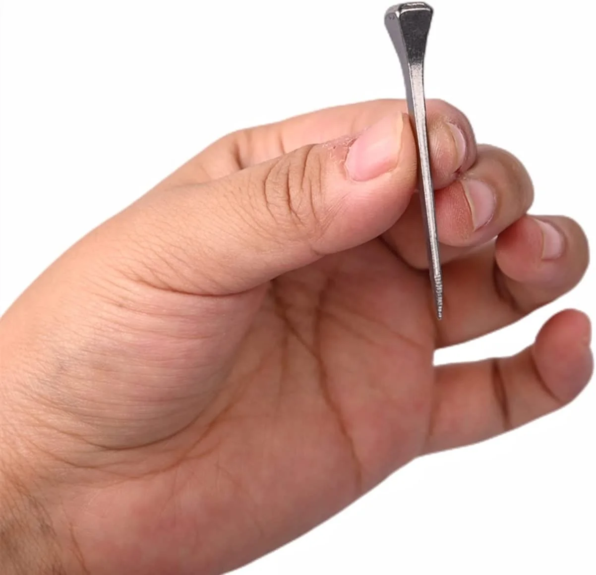 250pc Horseshoe Nails Horse Hoof Nails E5 Stainless Steel Horseshoe Nail Tools Horse Training Supplies Horse Equipment Accessory