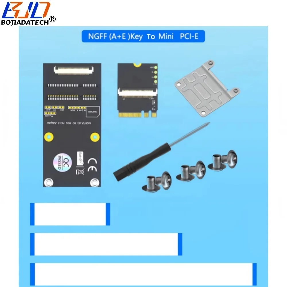 M.2 NGFF ключ A + E key-E интерфейс к Mini PCI-E MPCIe слот беспроводной адаптер карты с гибким кабелем FPC Поддержка Wifi BT