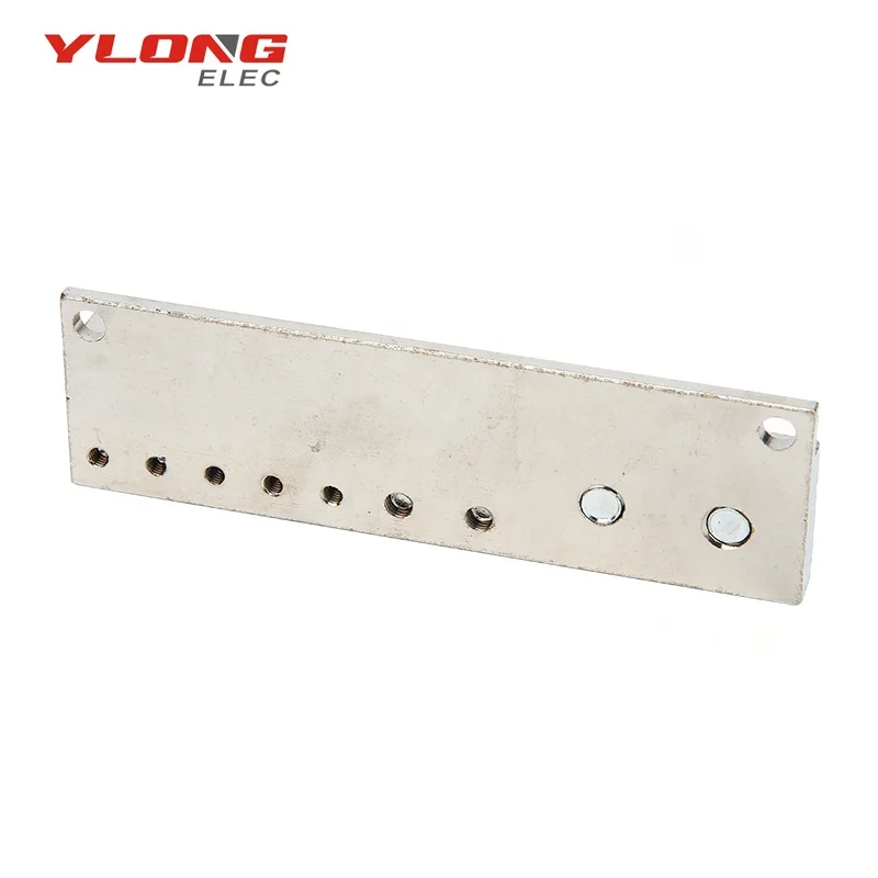 JDG-C-7P  earth ground  terminal block brass bar 8 Positions