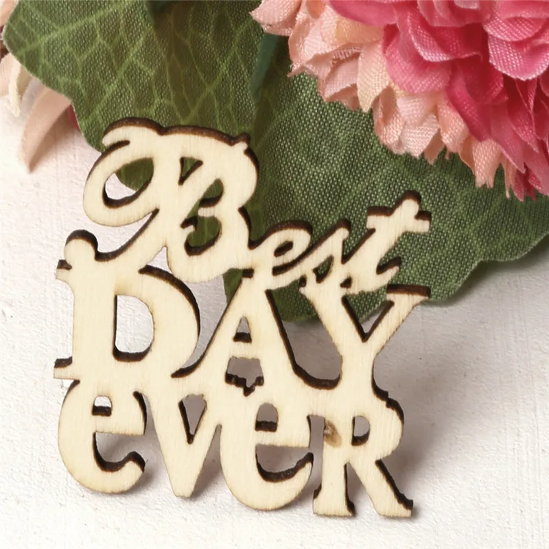 Wooden Decoration Family English Letter Prop Wedding Wood Piece Hanging Wood Piece For Birthday Party Home