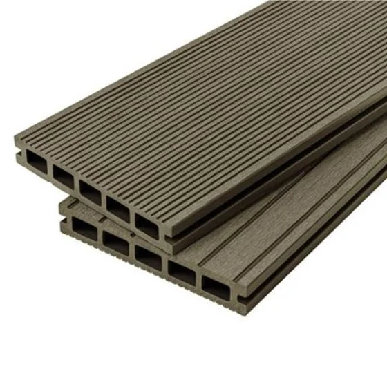 New Natural Wooden Plastic 3D Wood Grain Embossing Composite Decking Outdoor Garden Flooring