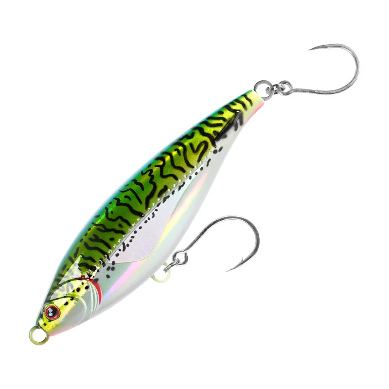 strength ABS plastic fishing lure laser through wire system single hook 150mm 85g distance casting darting stick bait