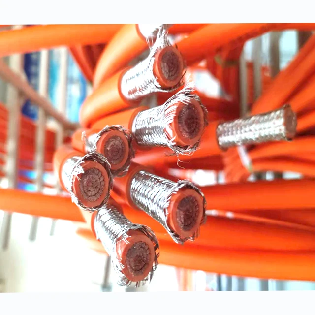 low smoke oil resistance ev charger ca TPE insulated electronic car ev charge cable type 2 to type 1