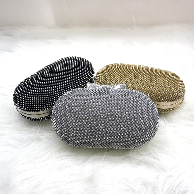 Wholesale high quality fancy bling bag crystal rhinestone clutch party new women evening dress bag fashion clutch