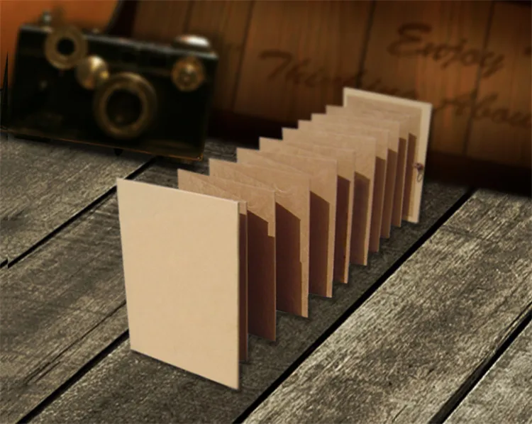 Professional factory accordion style folded paper craft memory book movie style cover blank oem logo art handwork photo album