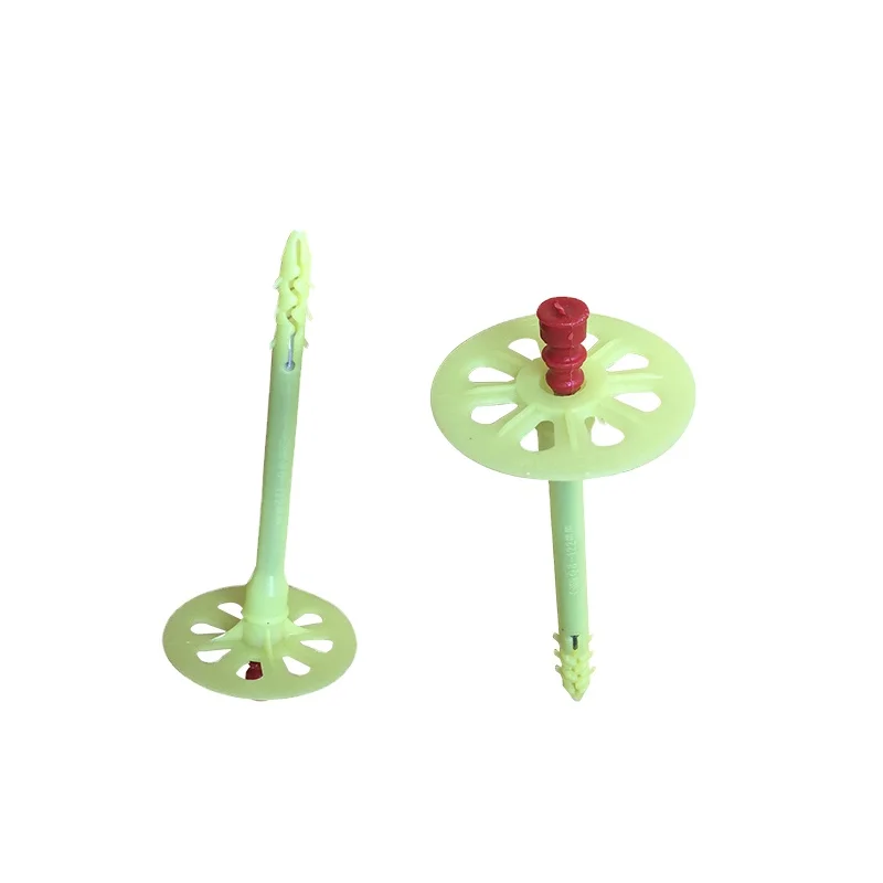 China  plastic nylon wall plug anchor galvanized nails custom press on Insulation nail
