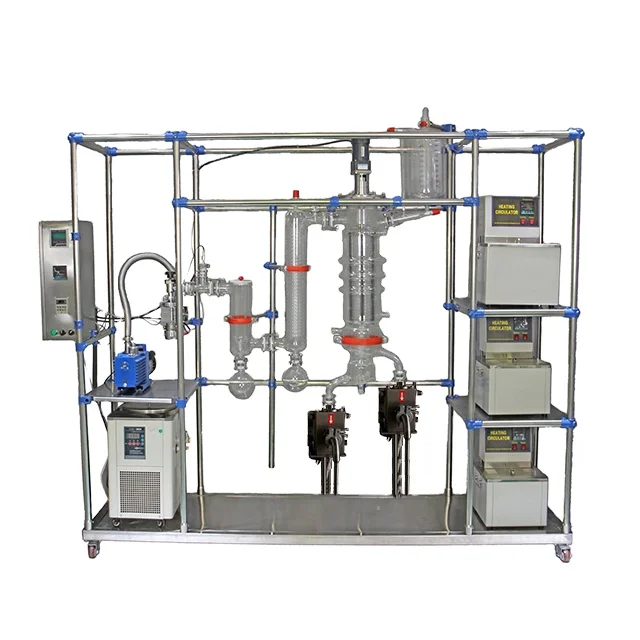 Pilot essential oil extraction equipment wiped film evaporator