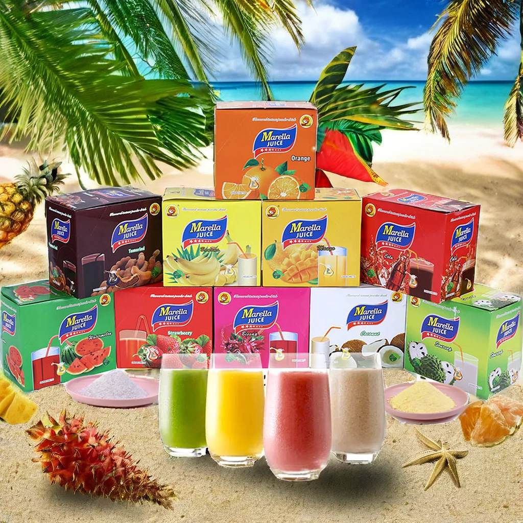 Wholesale Various Exotic Instant Fruit Vegetable Juice Pop Drink Filtered with Mango Coconut Orange Flavors Small Package