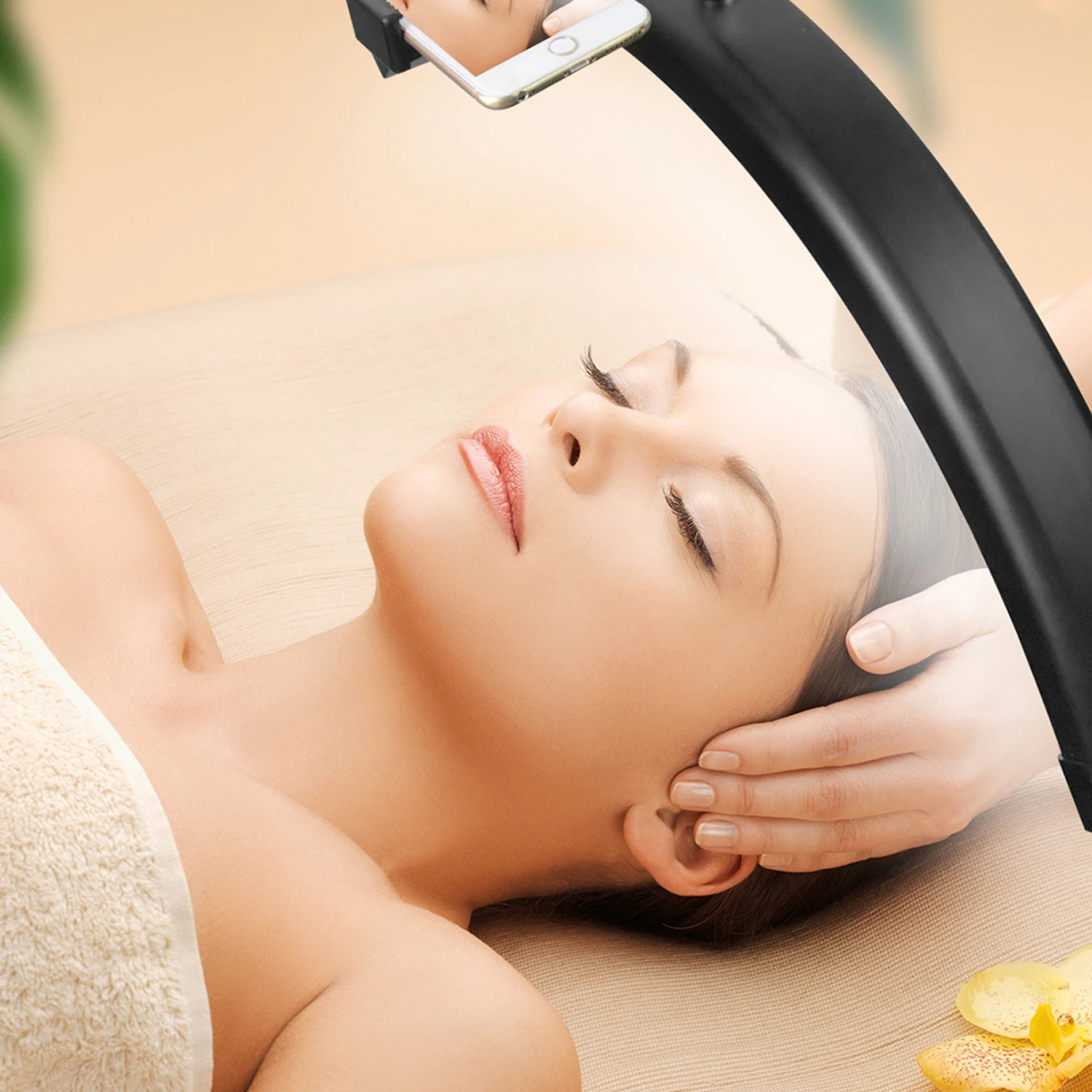 Новейший Профессиональный светильник для красоты 45 Вт, регулируемый для бровей, тату-салонов, светильник для ресниц, напольный светильник для наращивания ресниц, светодиодная Лунная лампа, лампа для ресниц