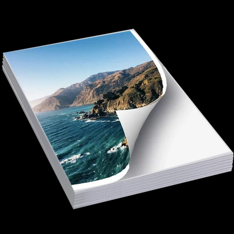 Bulk selling Adhesive Photo Paper Glossy  Inkjet Paper Sheet  A4 4x6 Glossy Photo Paper