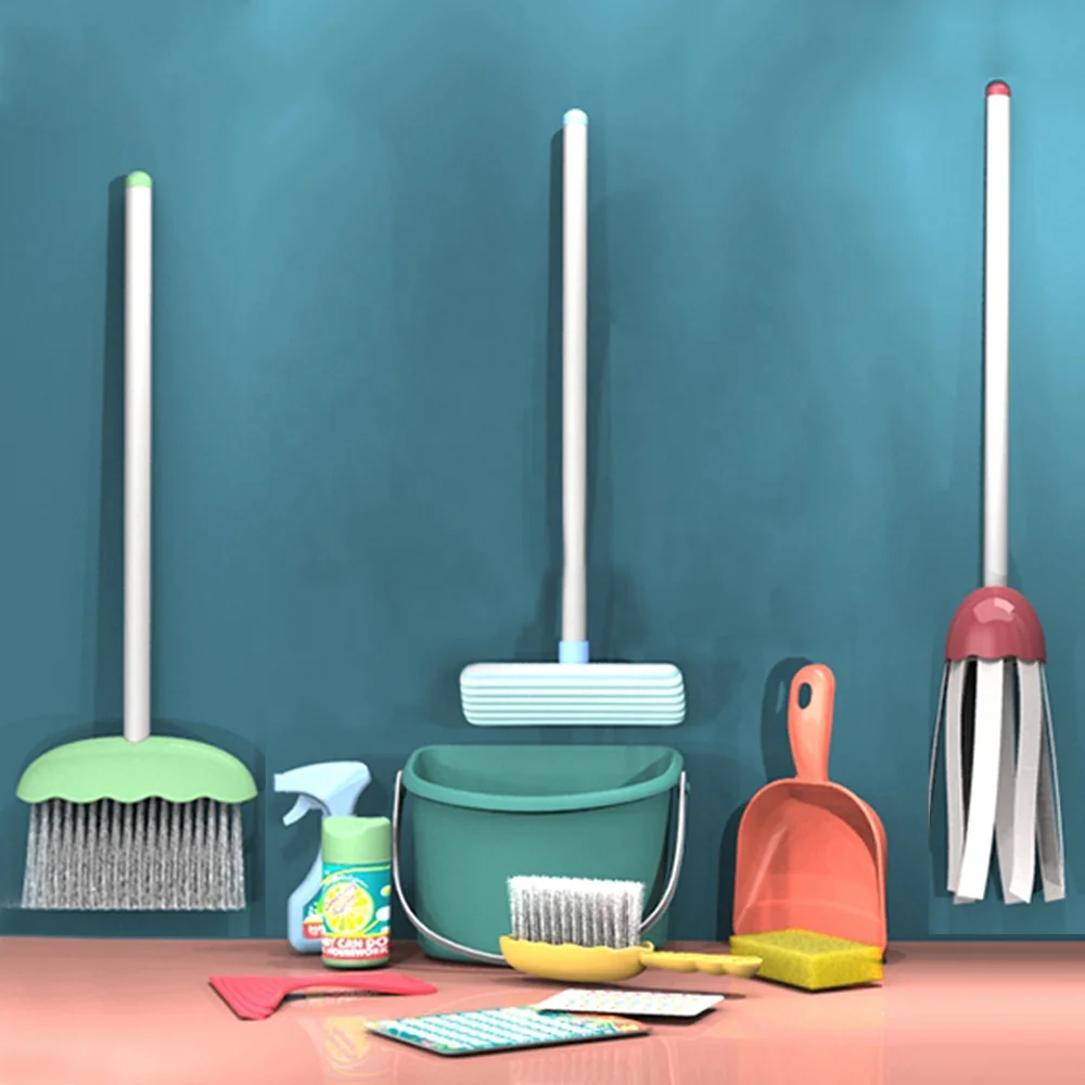 Juguetes Para Los Pretend Play Housekeeping Toys Cleaning Tools ,Cleaning Toy Set for Toddlers