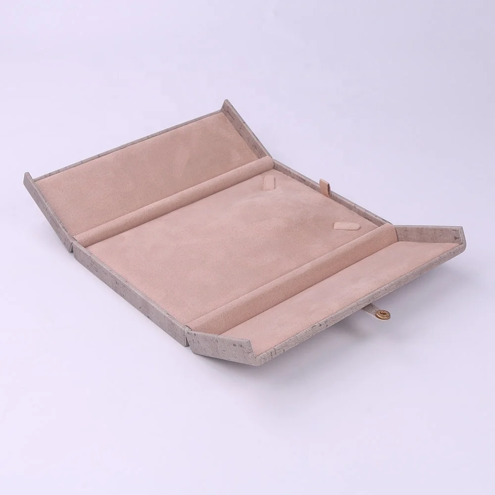 Luxury PU Leather Plastic Gift Packaging Jewelry Case Box For Necklace