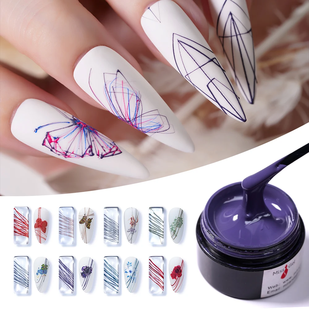 Spider Gel Wholesale Nails Supplies Salon UV Gel Polish Nail Art Painting Spider Gel