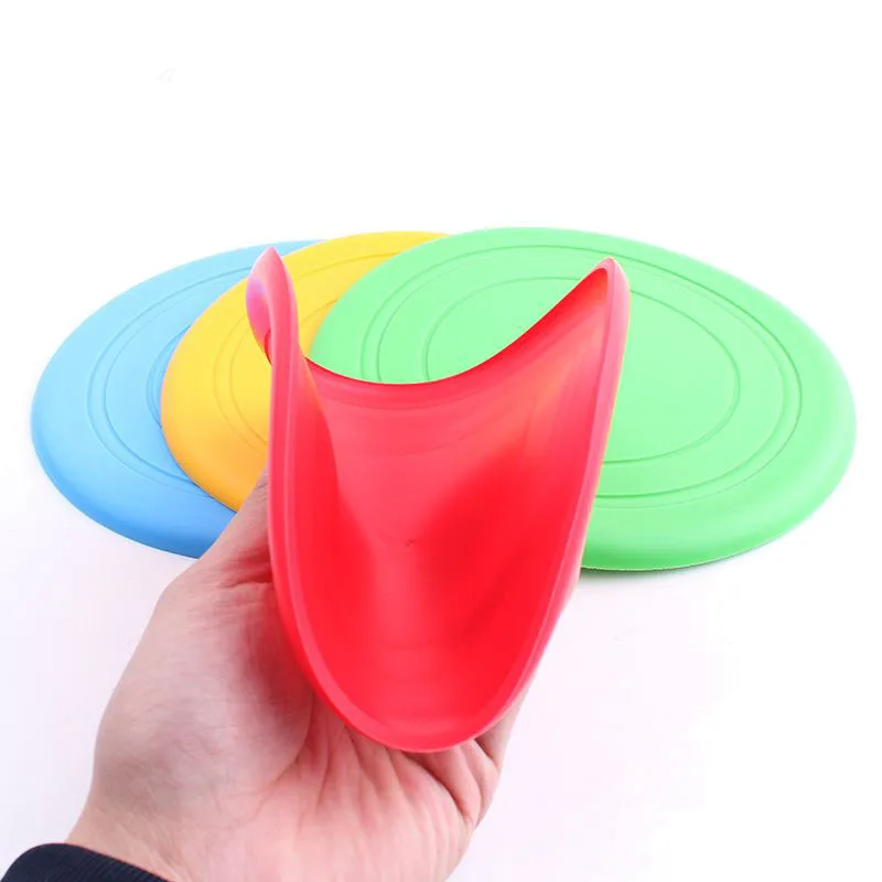  Pet dog toy silicone flying plate