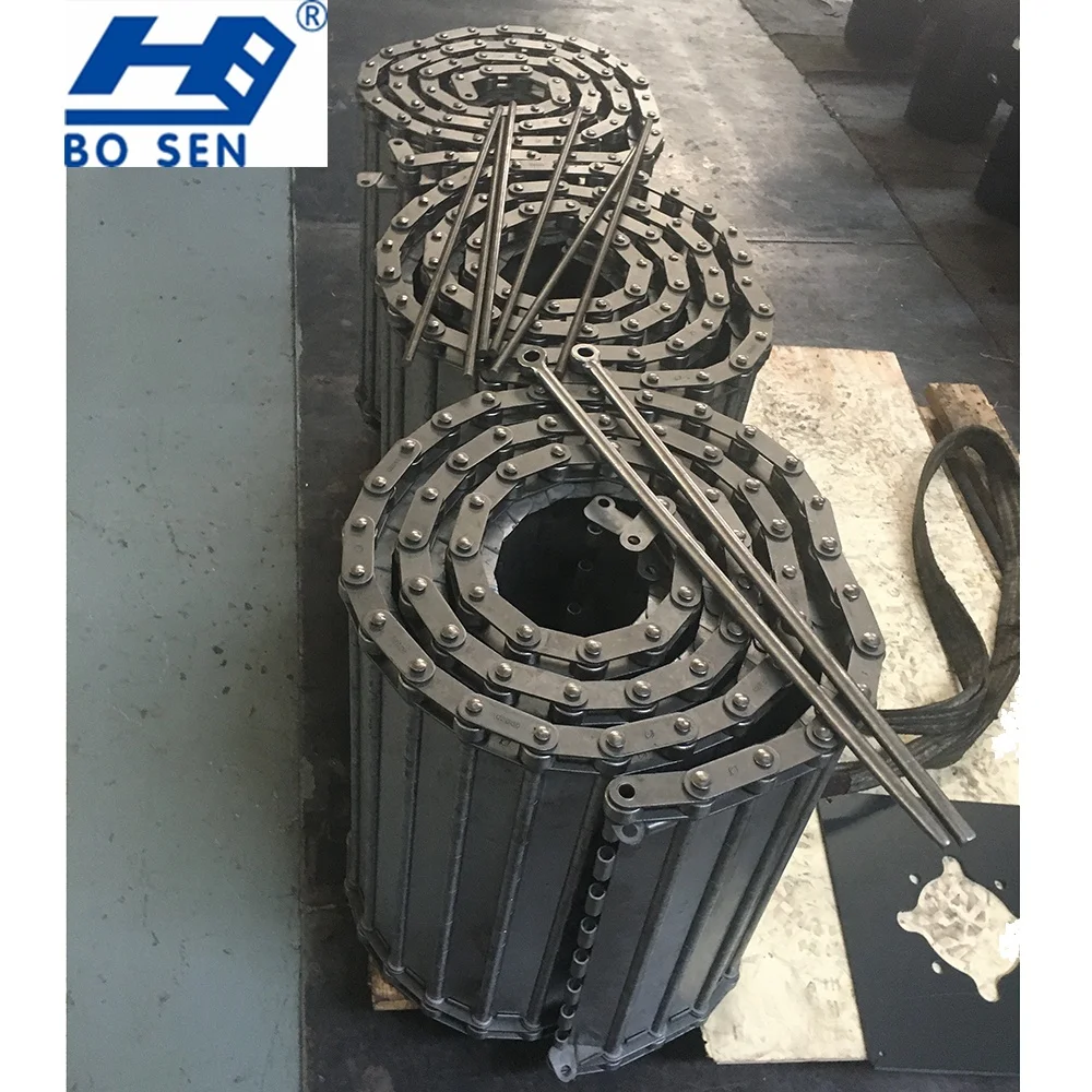 For Cnc Machine Tool Customized Stainless Steel  Transmission Chain Hinged Belt Chip Conveyor Belt
