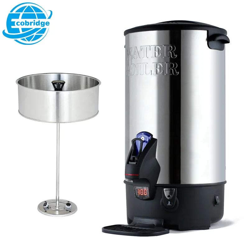 Stainless-Steel Electric Coffee Percolator Electric Dispenser for Various Types of Coffee Multiple Functions Coffee Maker