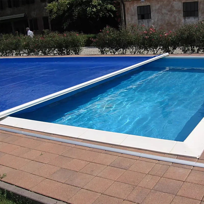 Aluminum Retractable Spa Cover Automatic Swimming Pool Hot Tub Cover with Rail