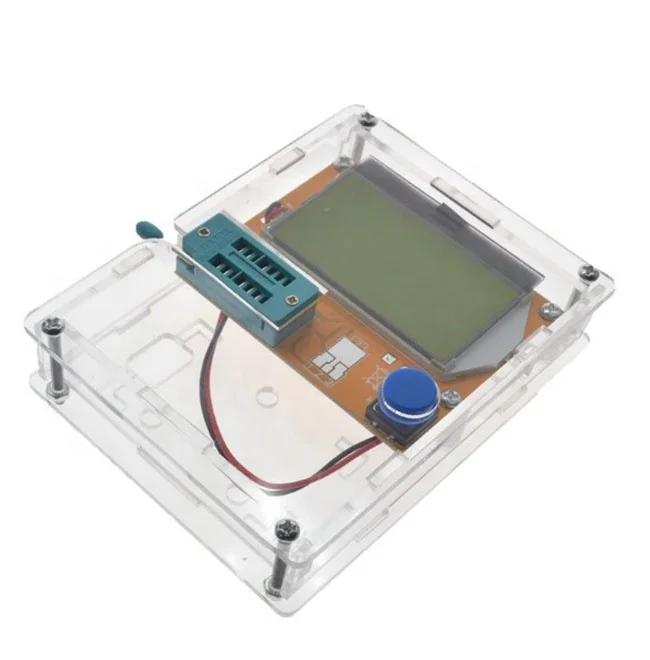 Box Clear Acrylic LCR-T3 Case Shell Housing For LCR-T4 Transistor Tester ESR SCR / MOS LCR T4