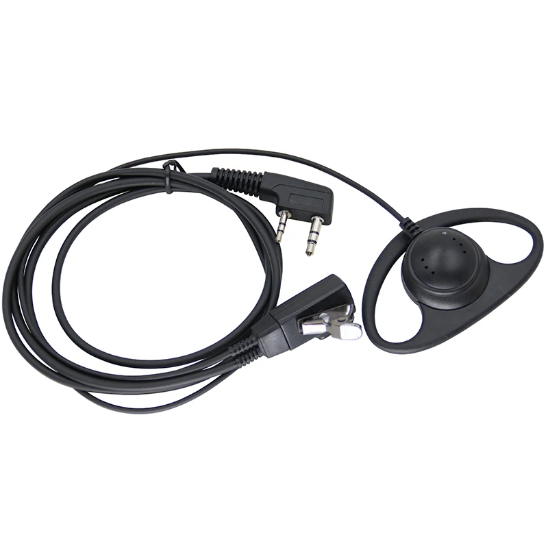 Baofeng UV-5R Headset Microphone Ham Radio E004 Retail 3.5mm D Shell Earpieces For Walkie Talkie H059