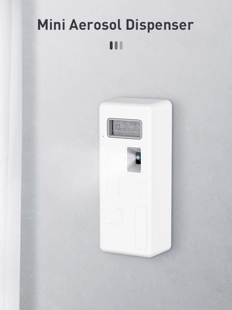 2024 OEM Wall mounted mini room deodorizer machines automatic spray perfume aerosol dispenser for air fragrance Factory Price
