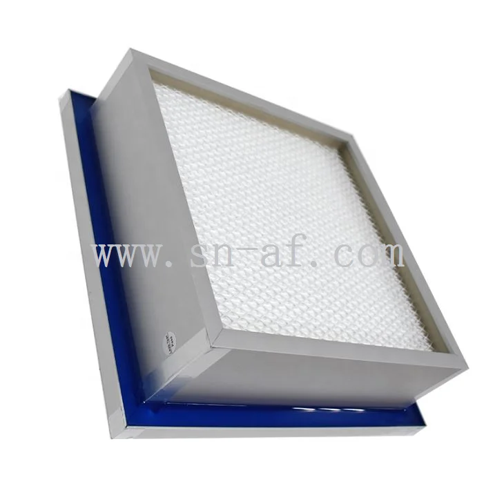 High Quality H13 H14 HEPA Gel Seal Filter New Condition Panel Filter  Cleanroom Air High Efficiency Industrial Commercial Use