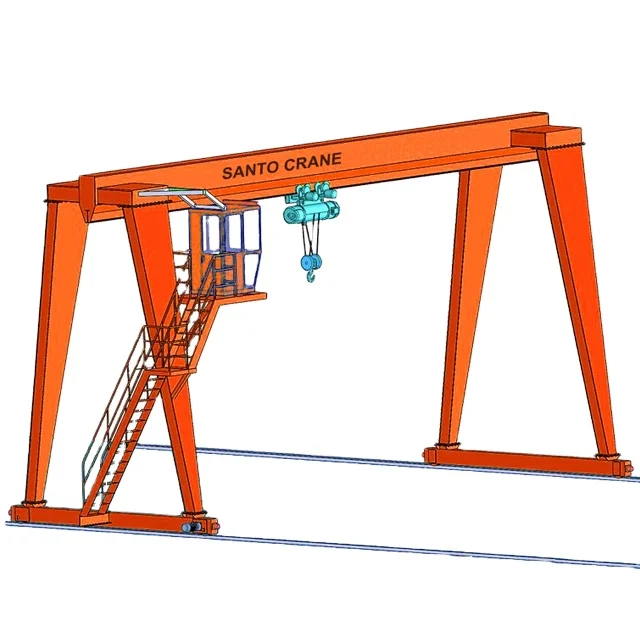 High Quality Electric Motor Drive Gantry Crane 30 Ton