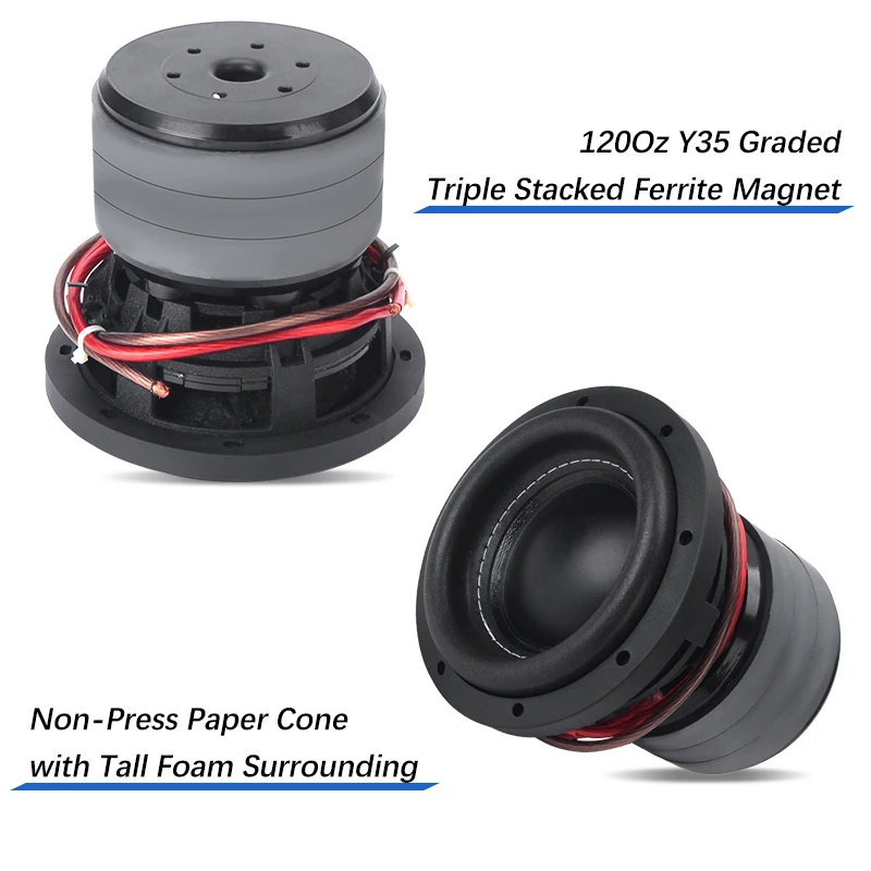 subwoofer 15 speaker 6.5 inch midbass speaker neo sound car system bass 1500W
