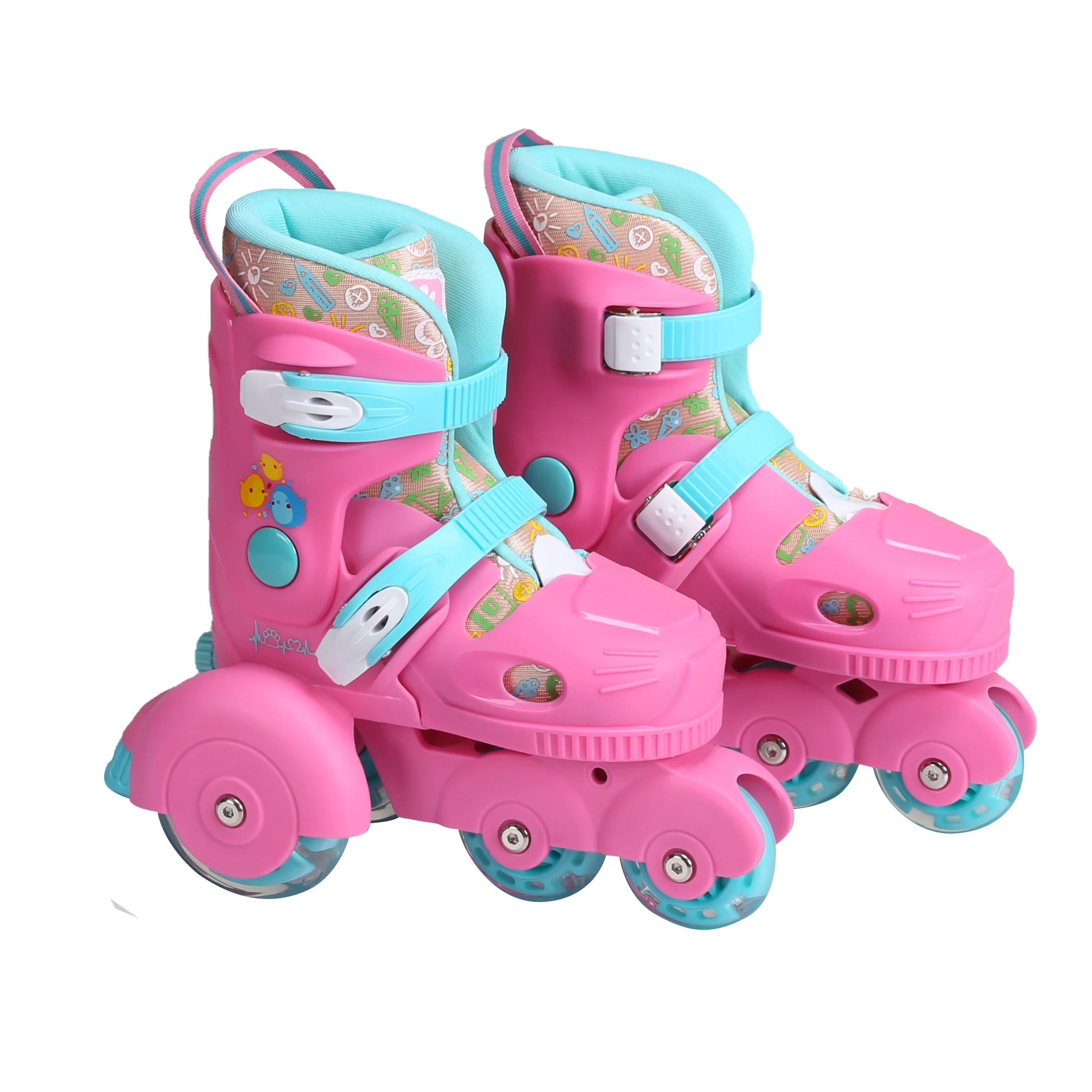 2021 NEW  PU light wheel kids inline skates