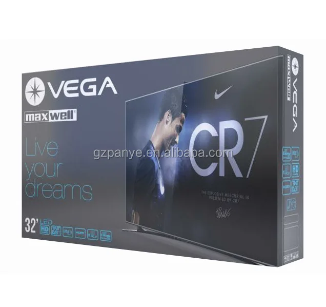 Изготовленные на заказ гофрированные цветные светодиодные коробки для телевизора Упаковка и доставка картонных коробок оптовая