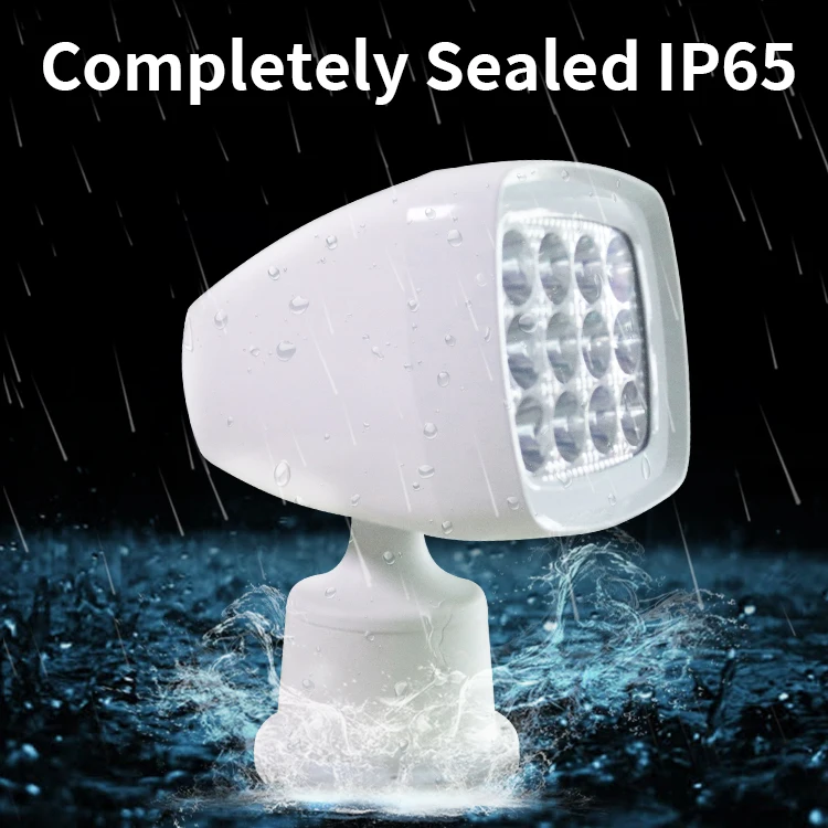 Boat Marine Yacht Search Light LED Remote Control 360 Rotate Spot Light