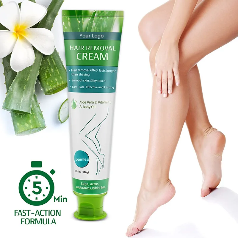 
2020 New Product Painless Hair Removal Depilatory Cream for Full Body Bikini Part and Arms Legs with Aloe Vera 