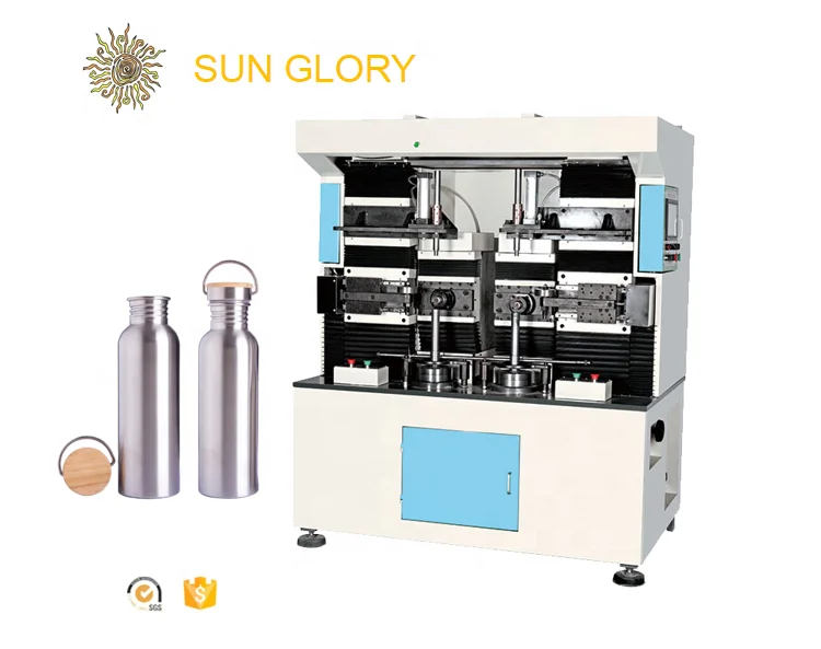 Sun Glory High Capacity Horizontal Beading Machine Bottle Thermos Machinery For Vacuum Flask Production Line