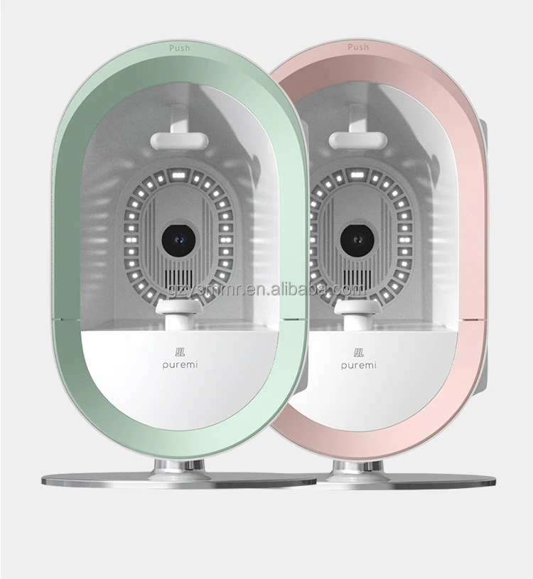 Portable AI 3D Vertical Screen Skin Analyzer Machine 4K Ultra HD Large-Sensor Camera Home Use Facial Skin Scanner Diagnostic EU