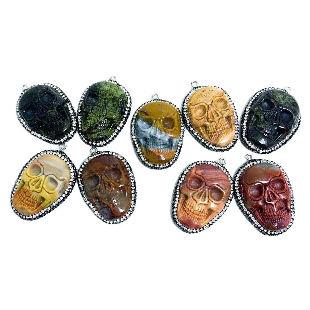 Reiki lucky stone aura agate geodes sphere pendant powerful energy for gift