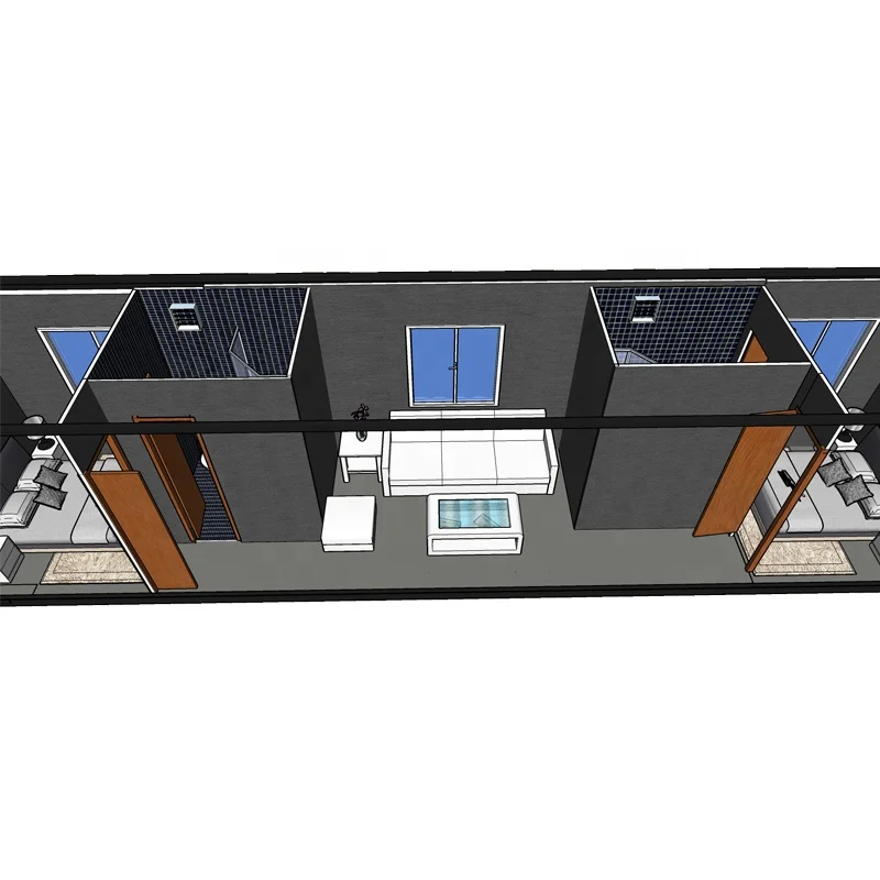 Hysun New product 20ft portable 40FT Shipping Container Modified composting toilet prefabricated gym well design homes factory