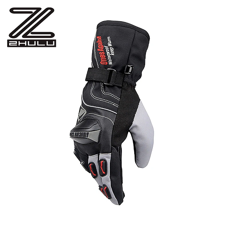 New Arrival Winter Warm Waterproof Anti vibration Motorcycle Riding Gloves