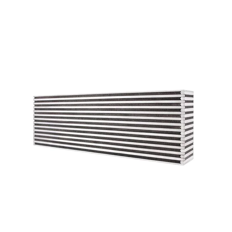 Custom made aluminum plate bar water to air to air Plate-fin type intercooler core
