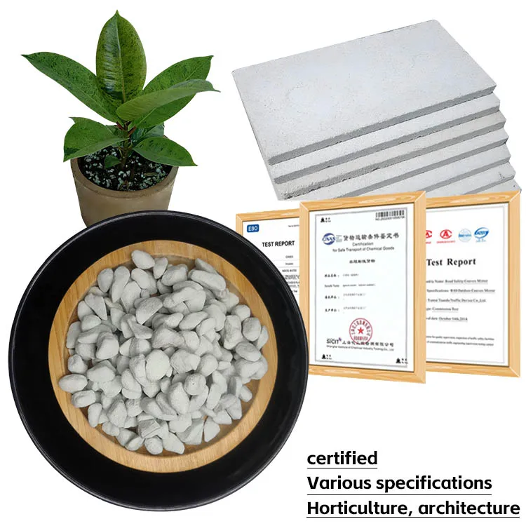 Horticultural perlite soil for flower planting with good air permeability and water retention