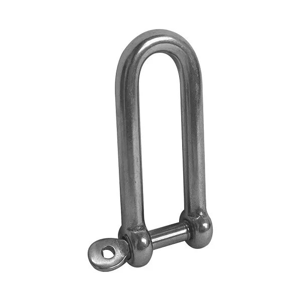 D Shackle with Key Pin in Marine Grade Stainless Steel