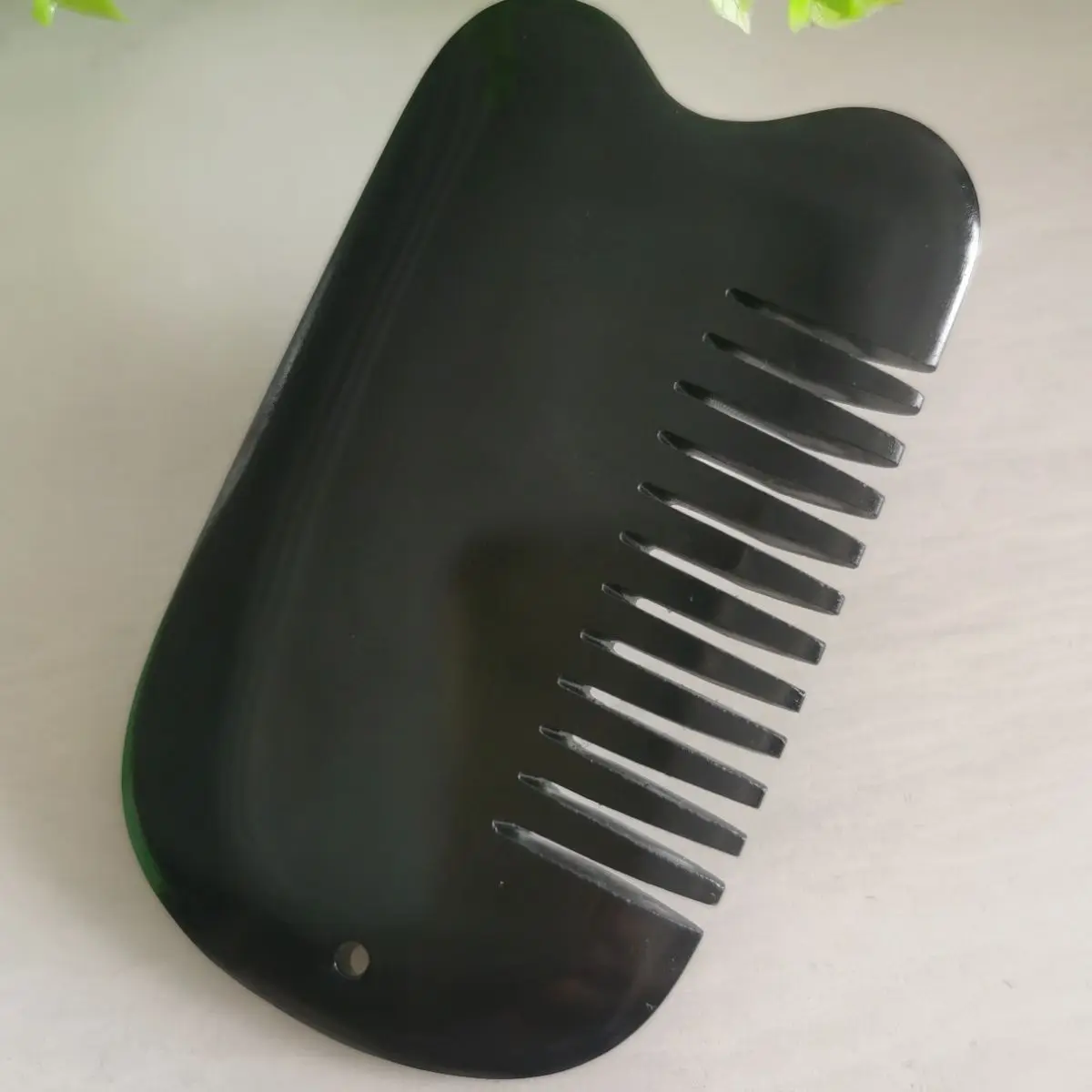 Gua Sha Facial Body Massage Tools Unique Guasha Bian Stone 3D Gua Sha Stone with Ridges Gentle Scraping Massage Comb