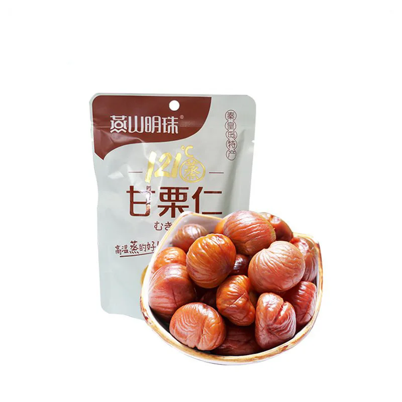 2021 All Organic Shelled Cooked Chestnuts Soft Healthy Snacks