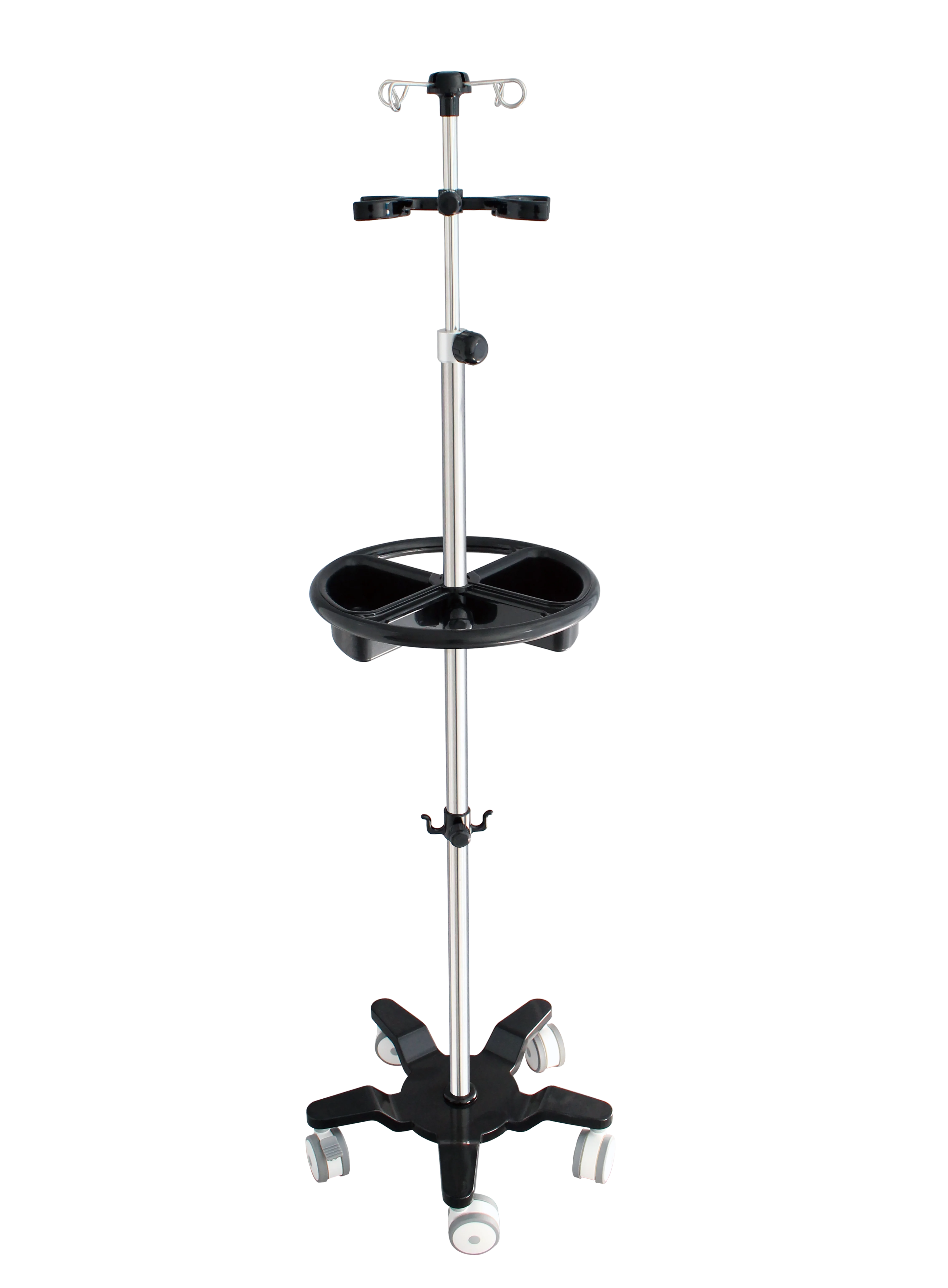 SKH041(15) Wholesale Customizable 5-leg Medical Transfusion Pole IV Stand Manufacturers