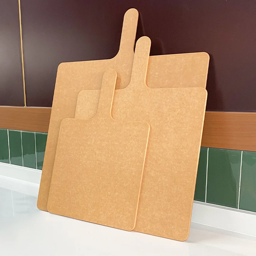 Wood Pizza Peel Paddle multifunctional 13/16inch pizza wooden board Pizza Cutting Board Serving Board High Quality Pine Fiber